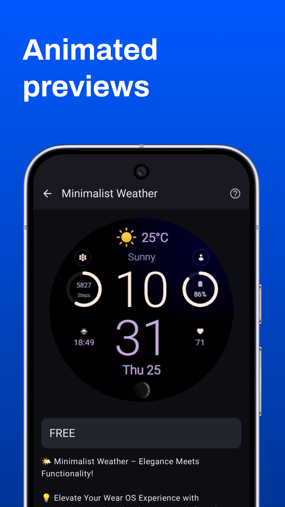 StarWatchfaces screenshot 5